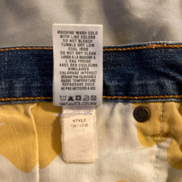 LUCKY Brand Dark Wash Jean Bermuda Shorts Size 4/27 - Picture 13 of 14